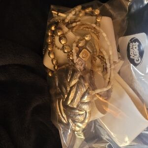 Elegant Gold and Silver Women's Jewelry Set